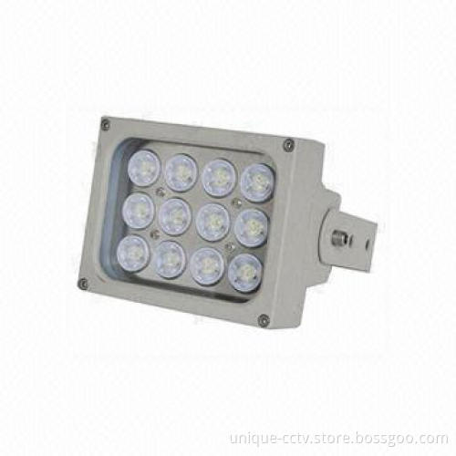 CCTV Infrared High-power 12-piece LED IR Illuminator, 28W Power Consumption